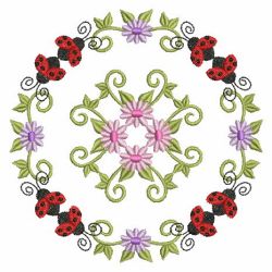 Heirloom Ladybug Quilt 01(Md) machine embroidery designs