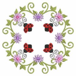 Heirloom Ladybug Quilt 02(Md) machine embroidery designs