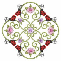 Heirloom Ladybug Quilt 04(Lg) machine embroidery designs