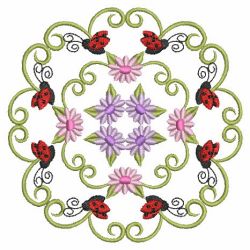 Heirloom Ladybug Quilt 06(Lg) machine embroidery designs