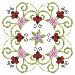 Heirloom Ladybug Quilt 10(Md) machine embroidery designs