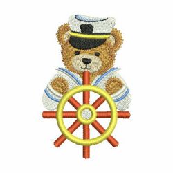 Sailor Teddy Bear 02 machine embroidery designs