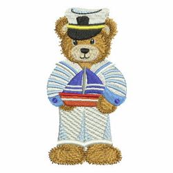 Sailor Teddy Bear 03 machine embroidery designs