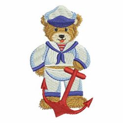 Sailor Teddy Bear 06 machine embroidery designs