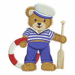 Sailor Teddy Bear 07 machine embroidery designs
