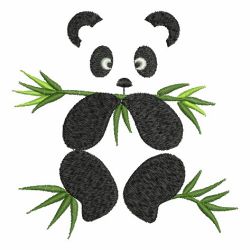 Panda Bears Blank 01 machine embroidery designs