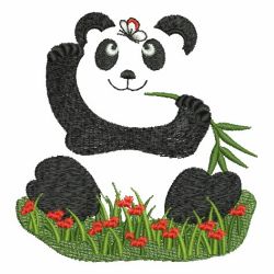 Panda Bears Blank 02 machine embroidery designs