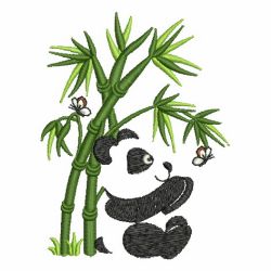 Panda Bears Blank 09 machine embroidery designs