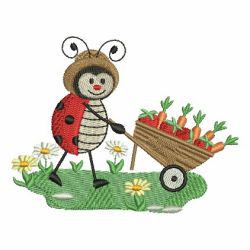 Lively Ladybugs 2 08 machine embroidery designs