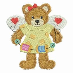 Sewing Angel Bear 04 machine embroidery designs
