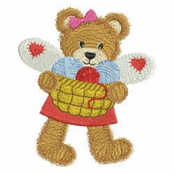 Sewing Angel Bear 06 machine embroidery designs