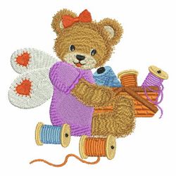 Sewing Angel Bear 07 machine embroidery designs