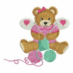 Sewing Angel Bear 09 machine embroidery designs