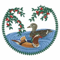 Chinese Mandarin Ducks 03(Lg) machine embroidery designs