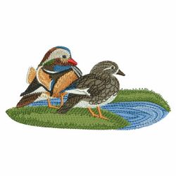 Chinese Mandarin Ducks 07(Sm) machine embroidery designs