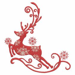 Filigree Reindeer(Md) machine embroidery designs