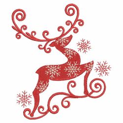 Filigree Reindeer 07(Md) machine embroidery designs