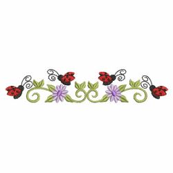 Heirloom Ladybug Borders 03(Lg) machine embroidery designs