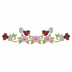 Heirloom Ladybug Borders 07(Lg) machine embroidery designs