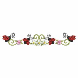 Heirloom Ladybug Borders 09(Md) machine embroidery designs