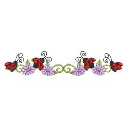 Heirloom Ladybug Borders 10(Md) machine embroidery designs