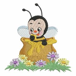 Honey Bees 02 machine embroidery designs