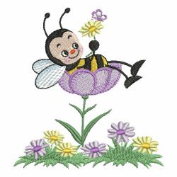 Honey Bees 03 machine embroidery designs