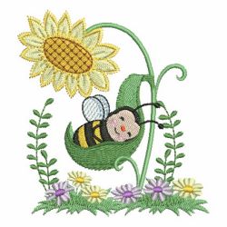 Honey Bees 04 machine embroidery designs