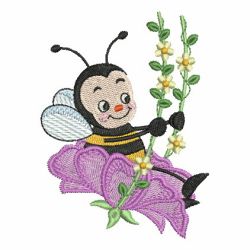 Honey Bees 06 machine embroidery designs