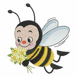 Honey Bees 08 machine embroidery designs