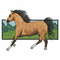 Realistic Horses 3 02(Lg) machine embroidery designs