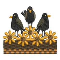 Country Crows 03 machine embroidery designs