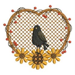 Country Crows 08 machine embroidery designs