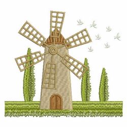 Windmill Scenes 2 03(Lg) machine embroidery designs