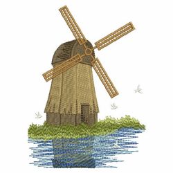 Windmill Scenes 2 05(Sm) machine embroidery designs