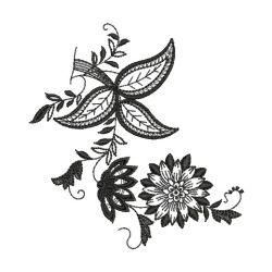 Jacobean Black 04(Md) machine embroidery designs