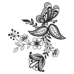 Jacobean Black 05(Lg) machine embroidery designs