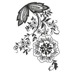 Jacobean Black 08(Sm) machine embroidery designs