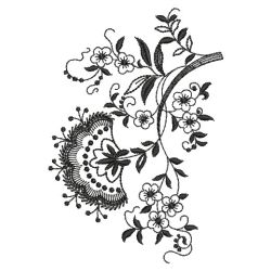 Jacobean Black 09(Lg) machine embroidery designs