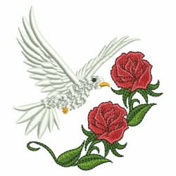 Love Doves 3 02 machine embroidery designs