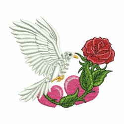 Love Doves 3 07 machine embroidery designs