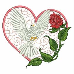 Love Doves 3 08 machine embroidery designs