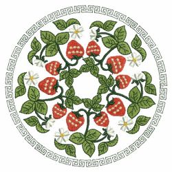 Yummy Strawberries machine embroidery designs