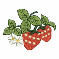 Yummy Strawberries 05 machine embroidery designs