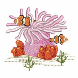 Clown Fish Pair 02 machine embroidery designs