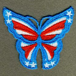 FSL Patriotic Butterfly 01 machine embroidery designs