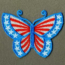 FSL Patriotic Butterfly 04 machine embroidery designs