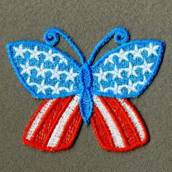 FSL Patriotic Butterfly 05 machine embroidery designs