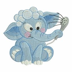 Bathtime Elephants 10 machine embroidery designs