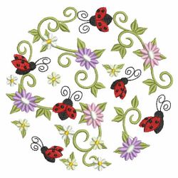 Heirloom Ladybug Decor 05(Sm) machine embroidery designs